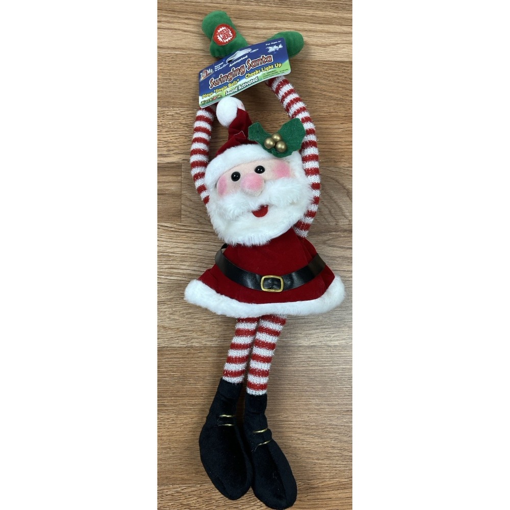 Tutek 20" Animated Santa Claus, Dances, Cheeks Light Up & Plays Jingle Bells NEW